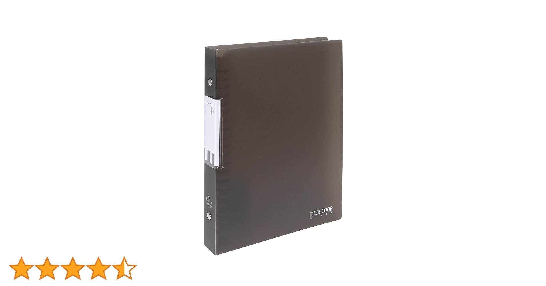 エリアバインダー Amazon | キョクトウ バインダー FOBCOOP 20穴 A5 グレー LN42TK